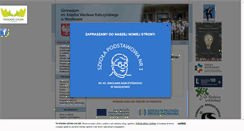 Desktop Screenshot of gimnazjum-wasilkow.edu.pl
